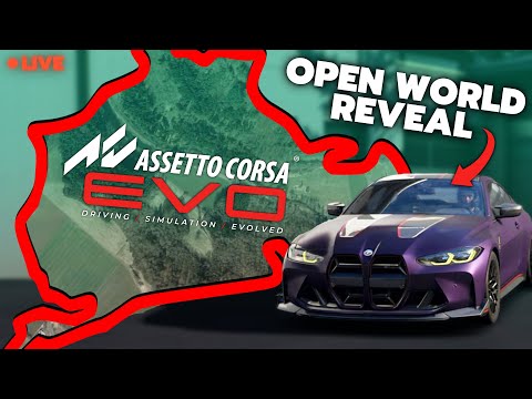 The BIG Assetto Corsa EVO Open World Reveal - LIVE REACTION