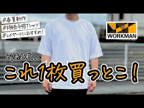 【ワークマン春夏定番】昨年も購入した夏定番、持続冷感5分袖Tシャツ！