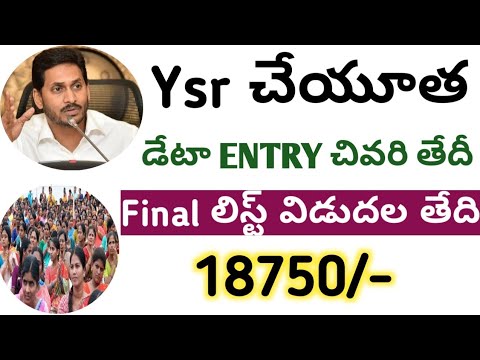 YSR చేయూత 2021 UPDATE || AP CM JAGAN MOHAN REDDY || 18750 2ND PHASE FOR AP WOMEN ||