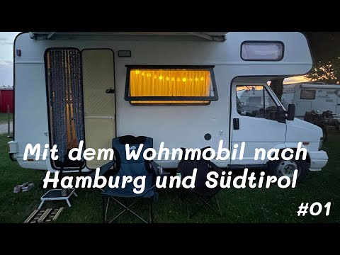 Mit dem Oldtimer Wohnmobil auf dem Weg nach Hamburg #01