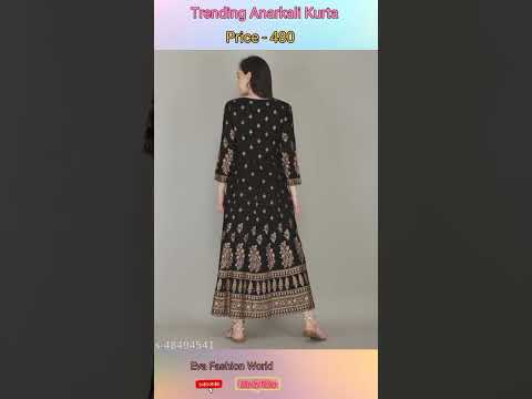 Trending Anarkali Kurta/Kurti || #shorts #short #kurtidesign #viral  #anarkalikurti #kurti #trending