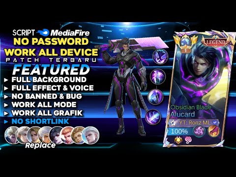 Script Skin Alucard Legend Obsidian Blade No Password | Full Effect & Voice - Patch Terbaru 2024