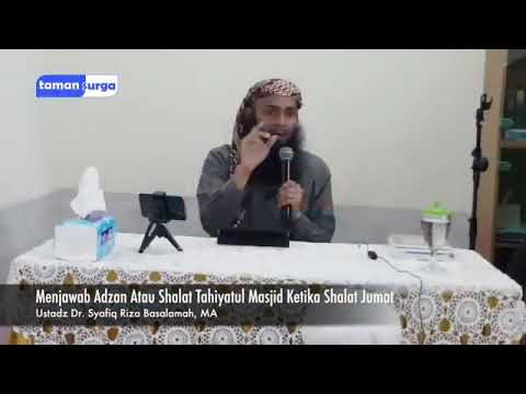 Menjawab Adzan atau Shalat Tahiyatul Masjid ketika Shalat Jumat