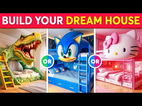 Would You Rather...? Build Your Dream House 🏠🌈🦔 Monkey Quiz