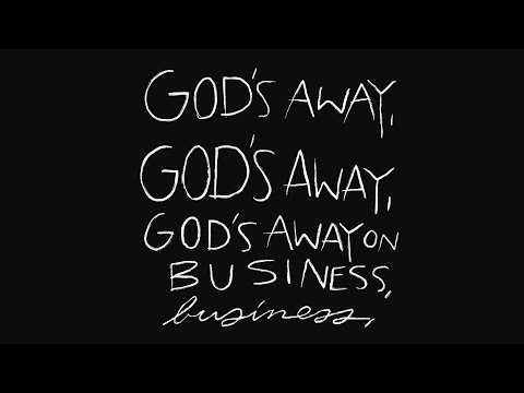 Tom Waits - "God's Away On Business" (Live) [Lyric Video]