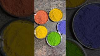 How to make Color Rangoli powders at home | Full video in description | Rangoli powders