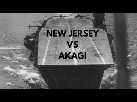 Battleships VS Carriers: New Jersey VS Akagi