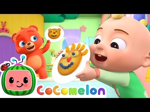 Let's Make Funny Face Pancakes +MORE CoComelon JJ's Animal Time Kids Songs | Animal Songs for Babies