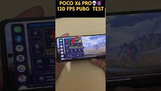 PUBG 120 FPS TEST 😈 IN POCO X6 PRO💀😈 #pocox6pro #pubg #120fps #pubgnewupdate #pubgshorts