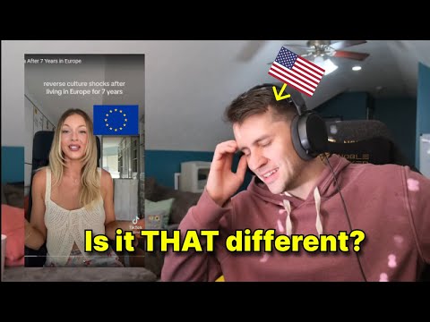 American reacts to Reverse Culture Shocks Americans have returning From Europe