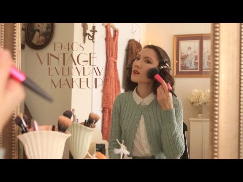 My Every Day Vintage Makeup Tutorial | 1940s | Carolina Pinglo