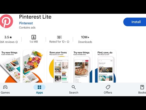 How To Install Pinterest Lite App's | How To Download Pinterest Lite App's