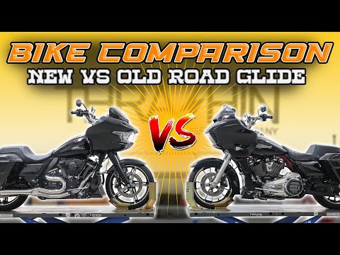 Harley-Davidson Road Glide Bike Comparison | New vs Old (Is The 2024 Better?)