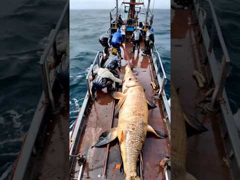 GIANT sea creature captured by fishermen🐟🌊🪙