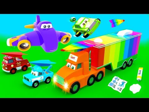 Little Cars made paper planes and fly through the CIty with real jet engines!