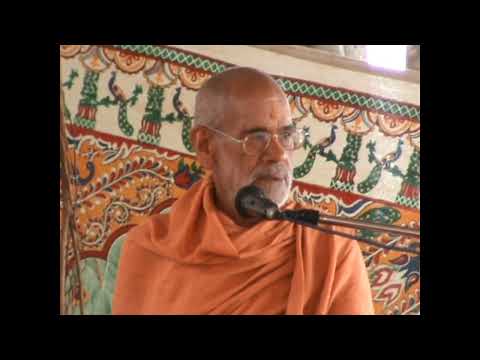 Sw Parameshwarananda talks at the Samyam Saptah at Sri Ma Anandamayi Ashram,  Bhimpura on 5-6/2/2011