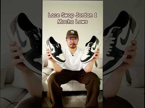 Jordan 1 Low Mocha Lace Swap: The Perfect Lace Upgrade!