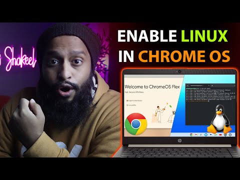 How To Enable Linux Into ChromeOS Flex & Install Linux Apps!