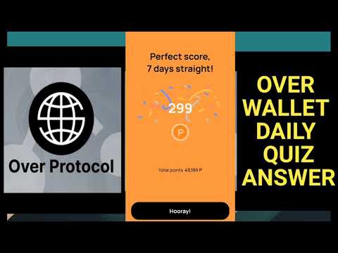 Over Wallet Quiz Answer Today  |today's over wallet quiz answer |Over WalletQuiz #overwallet