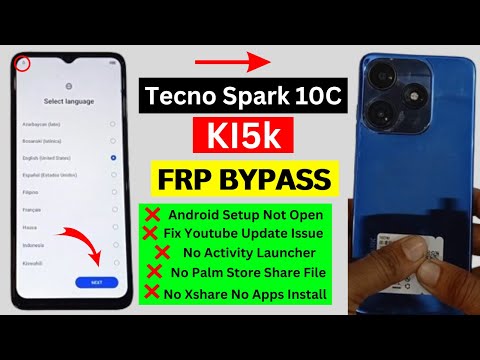 Tecno Spark 10c FRP BYPASS ✅ Android 12 | New Solution | Tecno KI5k Google Account Bypass Without Pc