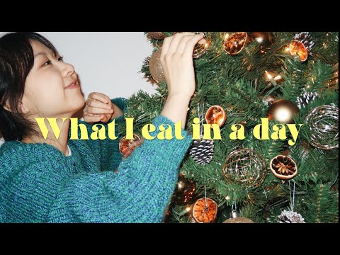 What I eat in a day｜荷兰宝贝松饼｜咖喱鸡肉饭｜周末宅在家的两餐