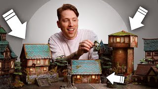 Crafting an ENTIRE fantasy village for $0 - Beginner friendly Builds!