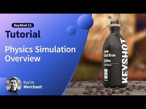 KeyShot Tutorial - Physics Simulation Overview