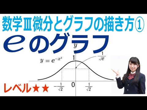 数学Ⅲ微分とグラフの描き方①「eのグラフ」