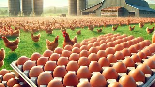 This Is the Secret Process Farms Use to Produce Millions of Eggs and Broiler Chickens!