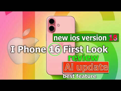 I phone 16 first look & review ( new ios ) AI feature finally update #iphone16 #iphone #Logicmobile