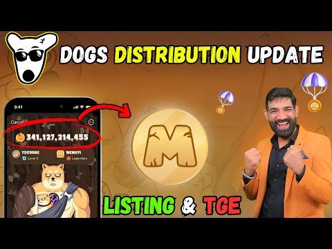 Dogs Coin withdrawal Update | Dogs Coin Launching News | MemeFi Launching Date Announced | MemeFi