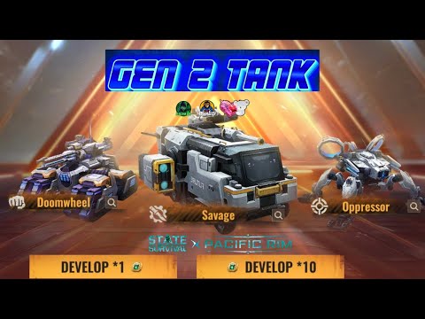 STATE OF SURVIVAL: BATTLE TANKS GEN 2 - PTR DETAILS & GEN 19 SNEAK PEEK