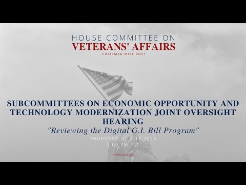 Subcommittees on Economic Opportunity and Technology Modernization Joint Oversight Hearing