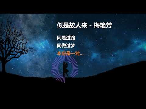 梅艳芳 - 似是故人来 (歌词版)