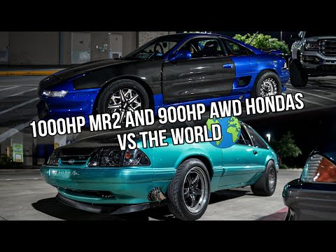 1000HP MR2 / 900HP AWD Integra / 750HP K Hatchback / 1000HP Foxbody / 1200HP TT 5.0 / Evo & Vettes