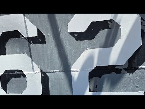 How Big Are the Numbers on The Side of the Battleship Supposed To Be?