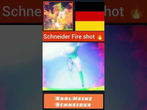 captain tsubasa - fire shot 🔥 Karl Heinz Schneider