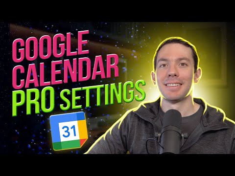 Google Calendar PRO Settings - Complete overview