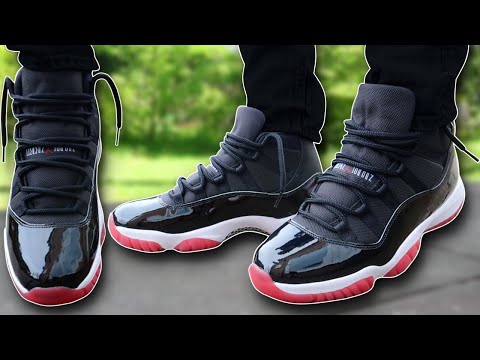 How To Lace Jordan 11 Breds (4 Ways w/ ON FEET) | Featuring 'Breds 2019' (THE BEST WAY!)