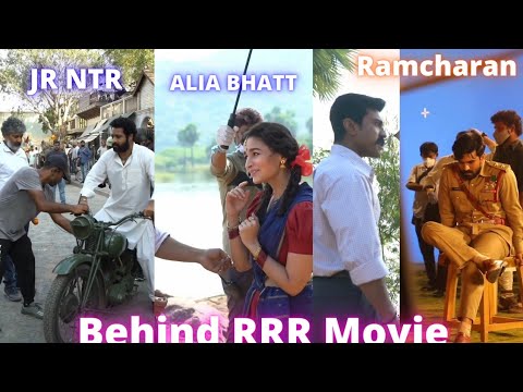 Behind Funny & Action Scene 😍 Of RRR Movie || Jr.NTR & Ram Charan || Behind Scenes RRR Movie