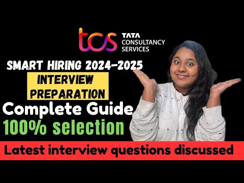 TCS smart hiring interview|TCS Interview preparation +Selection Guide+latest Interviews Questions✅✌️