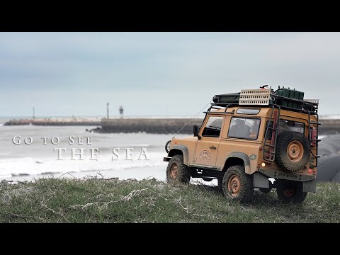 RC REALISTIC → Defender 90 CAMEL TROPHY || Go to see the SEA。D90,去看海吧!