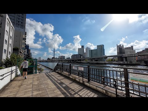 【東京編】浅草橋駅から始まる散歩：４K Japan Asakusabashi