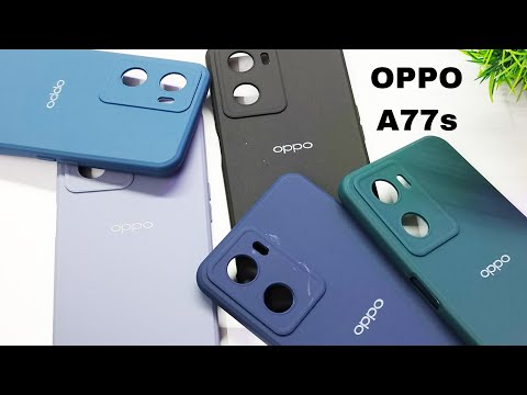 Oppo A77s Back Silicon Cover | Oppo A77 Back Hard Case 2022 ||