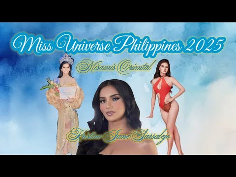 Kristine Jane Sarsalejo Miss Universe Philippines Misamis Oriental 2025 #MUPH2025