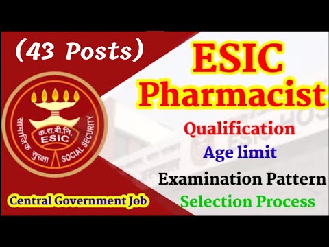 ESIC Pharmacist Vacancy 2023 || Pharmacist Recruitment 2023 || @PKPharmaClasses #pharmamcqs