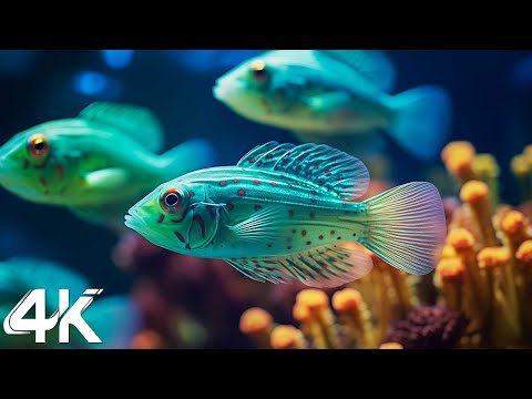 [NEW] 4HRS Stunning 4K Underwater Wonders - Relaxing Music | Coral Reefs, Fish& Colorful Sea Life