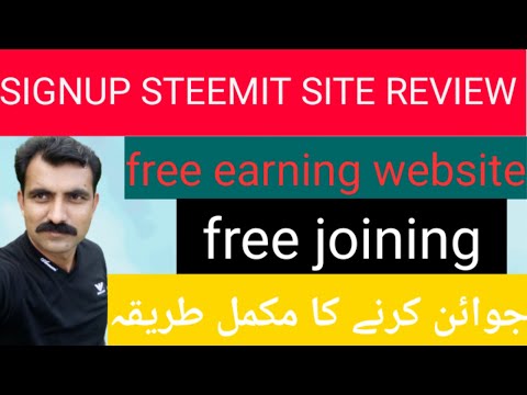 How to Signup in Steemit using Steemit  Steemit pakistan// Signup for free with Steemit