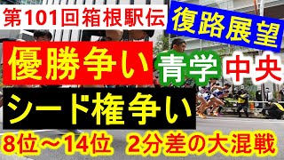 【復路展望】箱根駅伝明日の優勝争いとシード権争いの展望は！？青山学院大学のピクニックラン？激戦のシード権争い！【大学駅伝2024】