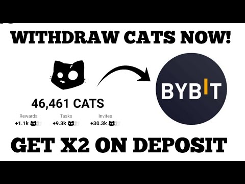 CATS AIRDROP Withdrawal To Bybit and Bitget With Booster Bonus | How To Withdraw CATS to Wallets